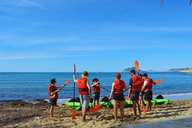 Route in Kayak Moraira - Setting out from Les Platgetes in Moraira