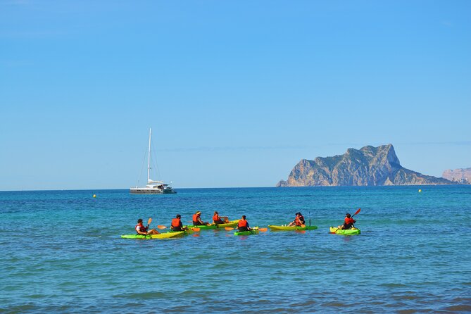 Route in Kayak Moraira - Swimming, fish, and sea urchins
