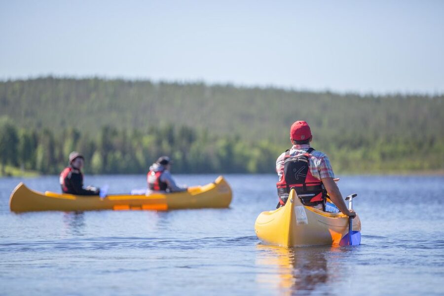 Rovaniemi: Authentic Reindeer Farm & Canoeing - Feeding reindeer and meeting the people who herd them