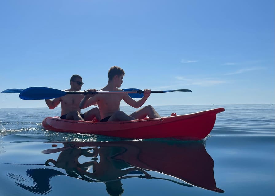 Rovinj:BUBA KAYAK TOURS:snorkeling,jumping,FREEdrinks&photos - Walking across the island to the cliff jumps