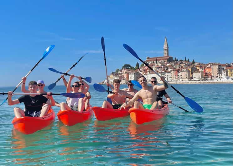 Rovinj:BUBA KAYAK TOURS:snorkeling,jumping,FREEdrinks&photos - A relaxed walk and paddle back