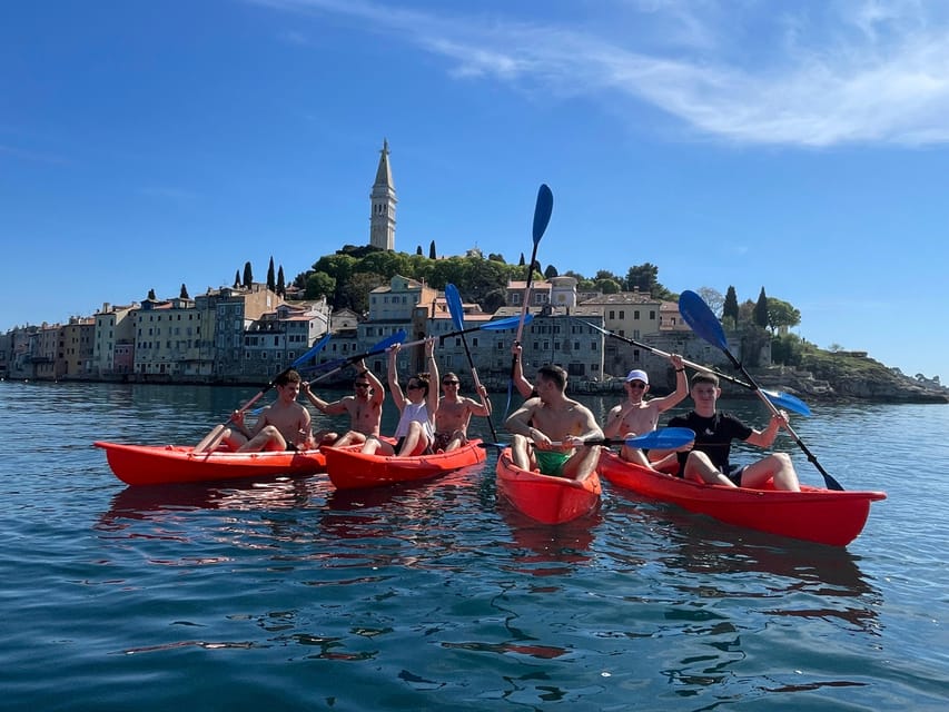 Rovinj:BUBA KAYAK TOURS:snorkeling,jumping,FREEdrinks&photos - The guide can make or break the experience