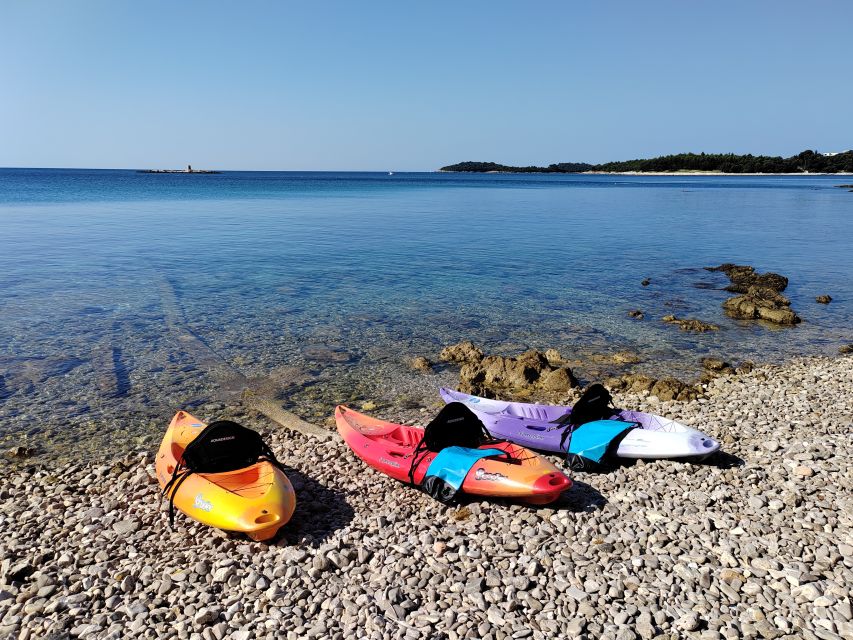 Rovinj: Golden Cape Desert Islands Kayak & Snorkeling Tour - Paddling through the Rovinj Archipelago