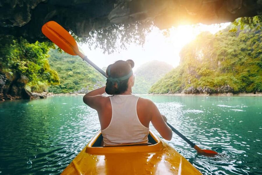 Samana: Los Haitises Kayaks & Caño Hondo Pools Tour w/ Lunch - The Samaná Bay Crossing Sets the Pace