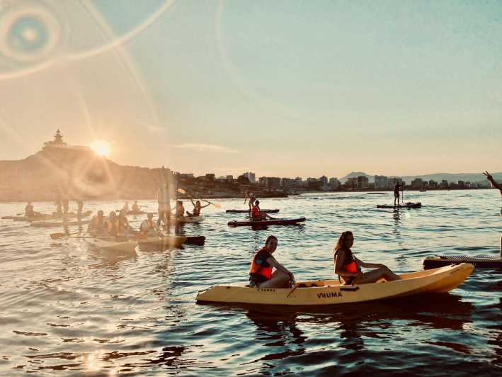 San Juan Beach: Double Kayak rental 2 Hours +Snack and Drink - Starting at Avinguda de la Costa Blanca