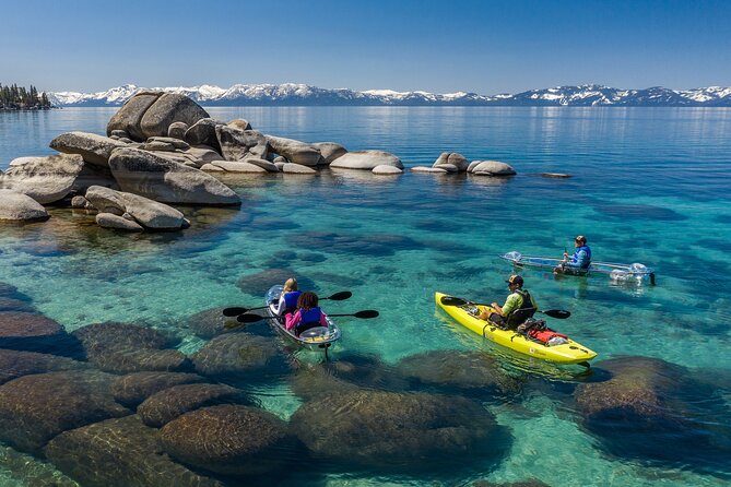 Sand Harbor Clear Kayak Tour of Lake Tahoe - What the transparent boats are really like