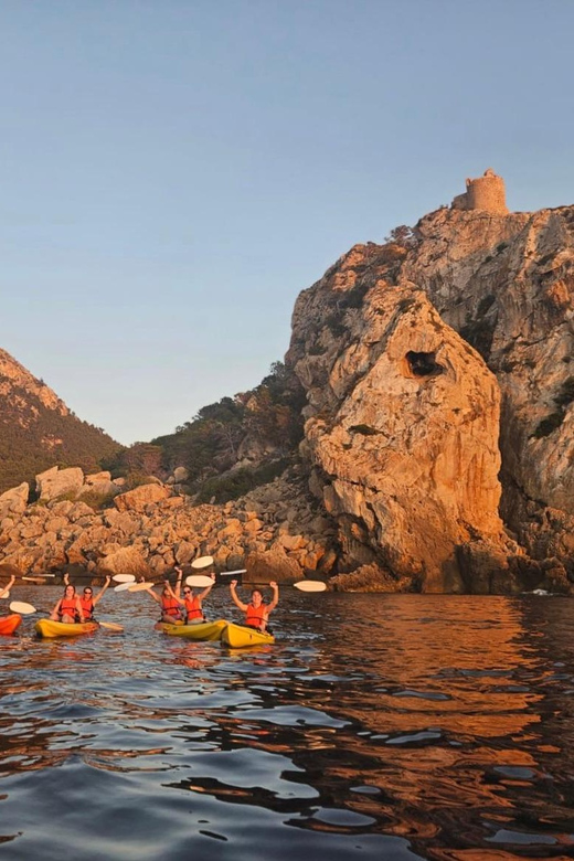 Sant Elm: Guided Kayak Sunset Tour with Picnic in a Cove - Weather, route changes, and practical limits