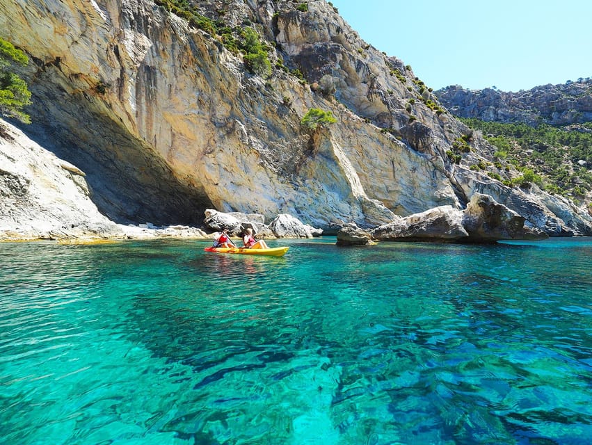 Sant Elm: Guided kayak tour to Cala en Tío with caves - Cala en Tió and the one-hour water break