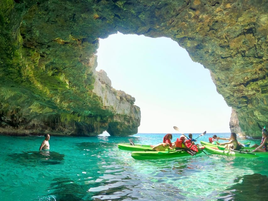 Santa Maria di Leuca: Kayak and Canoe Tour in the caves - What to Bring for Three Hours