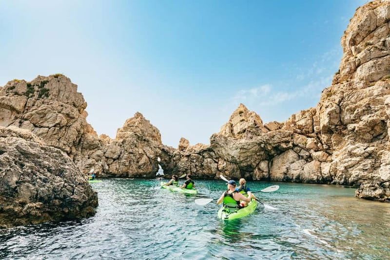 Santa Ponsa: Marine Reserve Kayak Tour - Paddling toward the Malgrats Islands