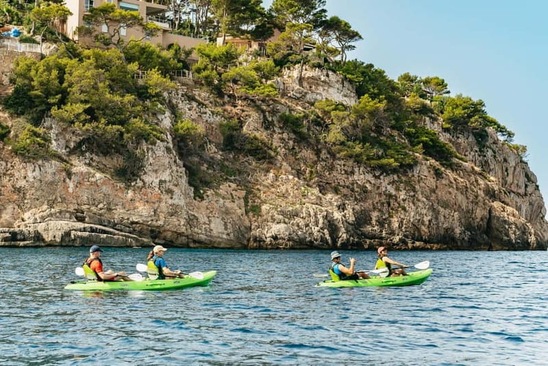 Santa Ponsa: Marine Reserve Kayak Tour - Snorkeling in the marine reserve