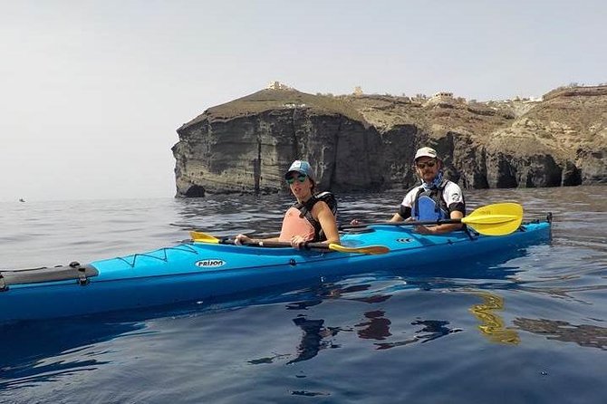 Santorini Sea Kayak - South Discovery, Small Group incl. Sea Caves and picnic - Kambia Beach and the Quietest Stops