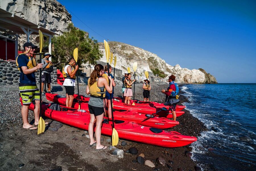 Santorini: Sea Kayaking with Light Lunch - Why the south coast is the right place to paddle