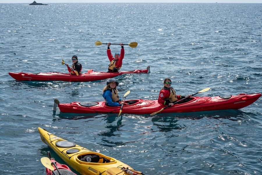 Santorini: Sea Kayaking with Light Lunch - Group size, timing, and the level of effort