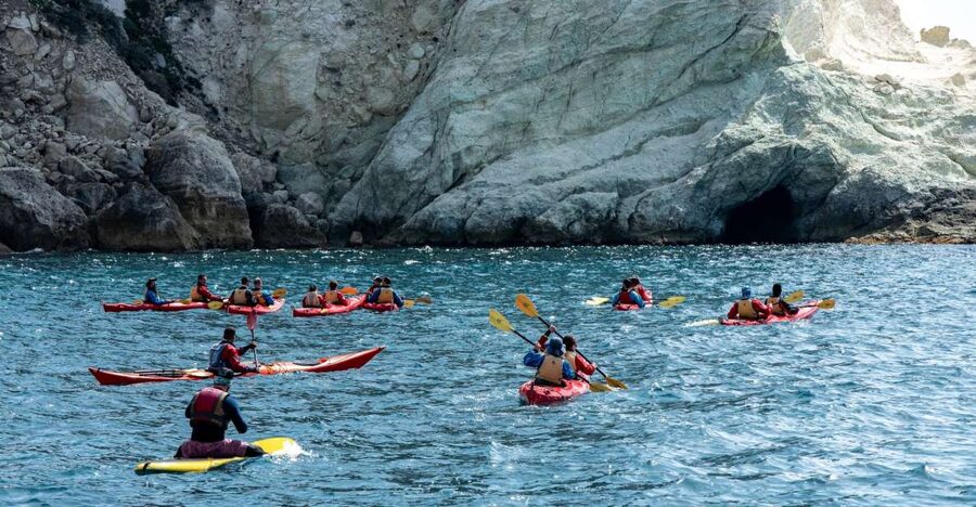 Santorini: Sea Kayaking with Light Lunch - Starting at Mesa Pigadia Beach