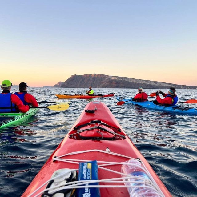 Santorini: South Sea Kayaking Tour with Sea Caves and Picnic - White Beach: the best stop for swimming and lunch