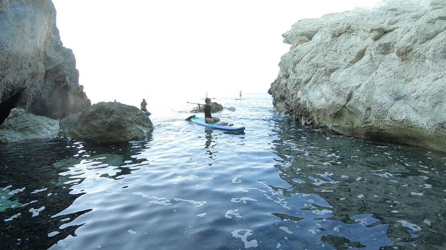 Santorini: Stand-Up Paddle and Snorkel Adventure - What the $141 price means