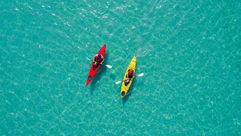 SCALA DEI TURCHI KAYAK TOUR & SNORKELING: Avventura in mare - The briefing gives beginners a useful head start