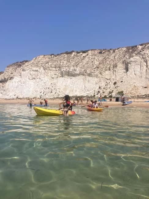 SCALA DEI TURCHI KAYAK TOUR & SNORKELING: Avventura in mare - Two more water breaks before heading home