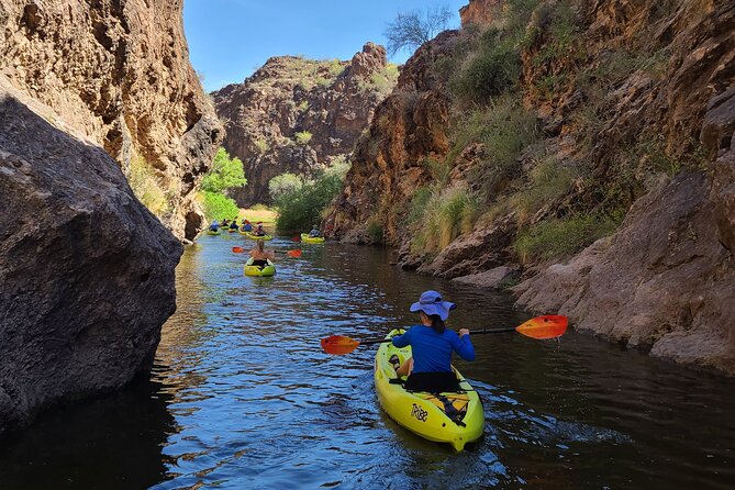 Scenic Guided Kayaking Tour on Saguaro Lake - Returning the same way, with help when you need it