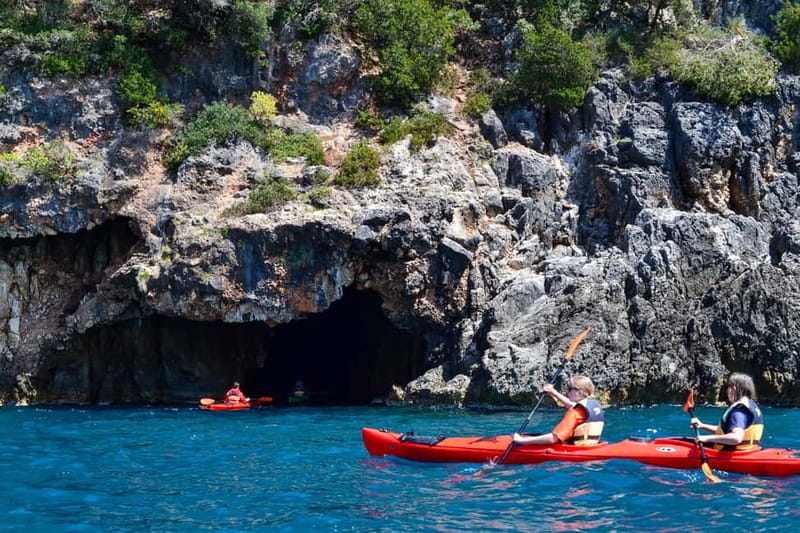 Sea Kayak Parga: A Coastal Adventure & Islet Exploration - Starting at Valtos Beach beneath the castle
