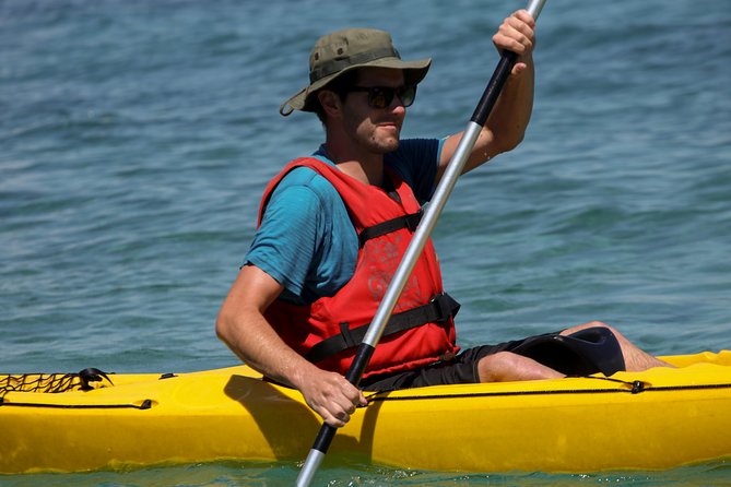 Sea kayaking Postira - Lovrečina (St.Lovre, archaeological site) - The opening lesson and sea safety briefing