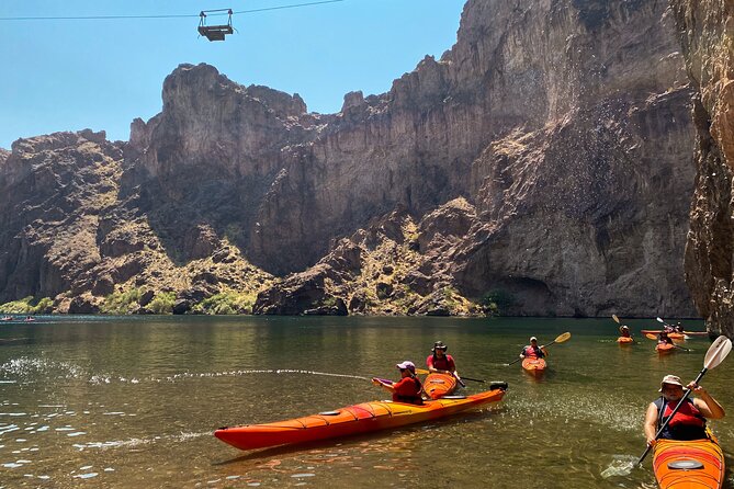 Self‑Drive Emerald Cave Kayak Tour in Black Canyon - Paddling upstream through Black Canyon