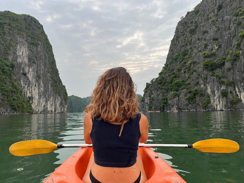 Self guided kayaking tours in less traveled Lan Ha Bay - From Cai Beo Street to Nam Cat Island