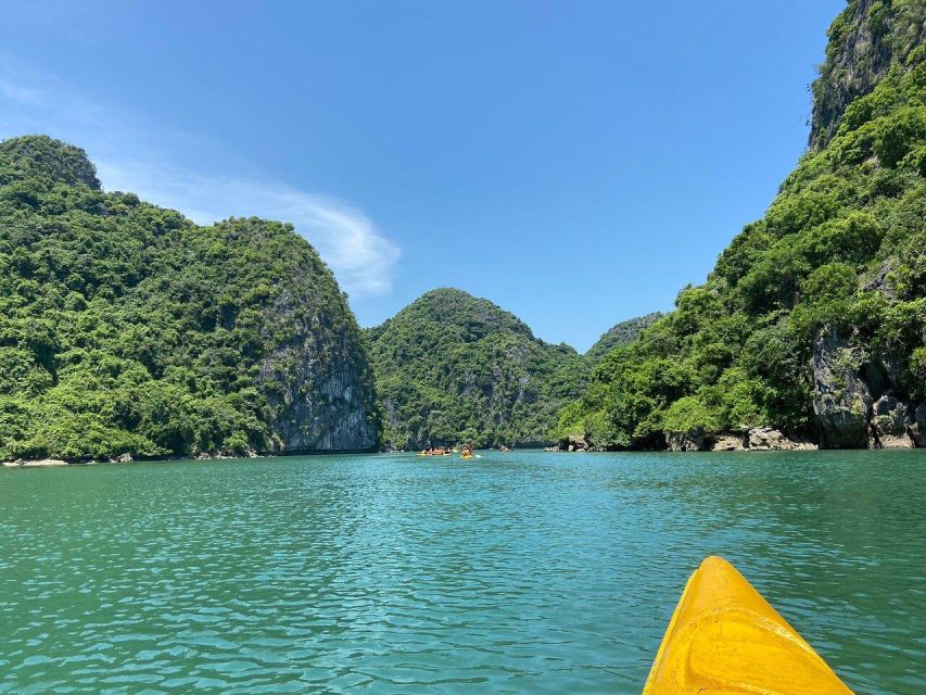 Self guided kayaking tours in less traveled Lan Ha Bay - Secluded beaches and time for a swim