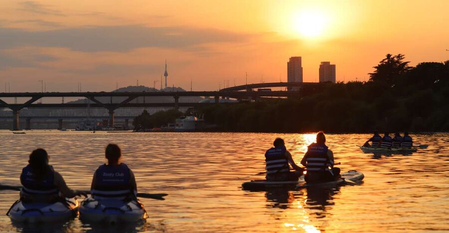 Seoul: Stand Up Paddle Board (SUP) & Kayak in Han River - Food after the morning session