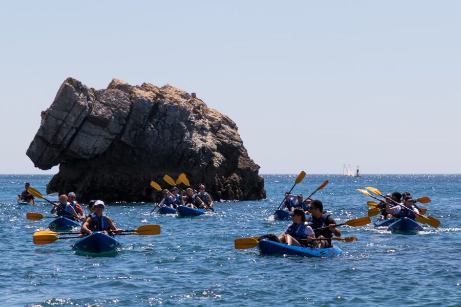 Sesimbra: Arrabida Natural Park & Caves Guided Kayaking Tour - The return paddle can be the hardest part