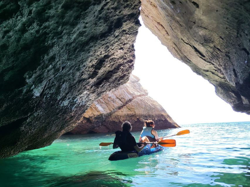 Sesimbra: Arrabida Natural Park & Caves Guided Kayaking Tour - What the $41 price really covers