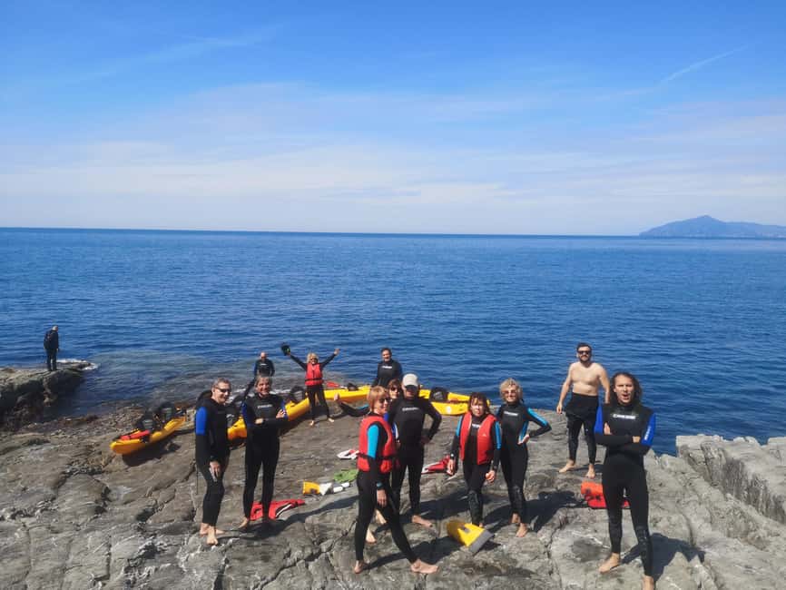 Sestri Levante: Kayak Excursion in the Biodiversity of the Bay of Gold - What the $77 price really includes