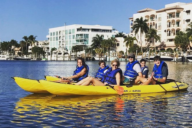 Seven Isles of Fort Lauderdale Kayak Tour - Following the Middle River at an easy pace