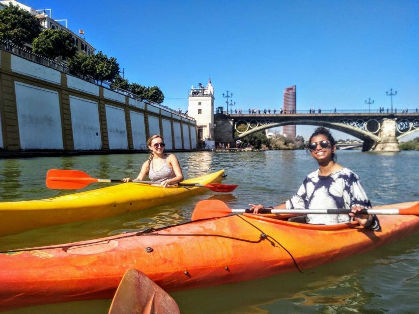 Sevilla: Kayak Rental on the Guadalquivir - Torre del Oro from water level
