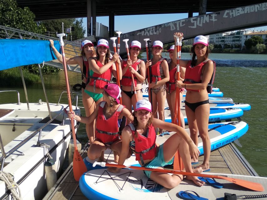 Seville: 2 Hour Paddle Surf Class - The Triana dock stop and quick swim