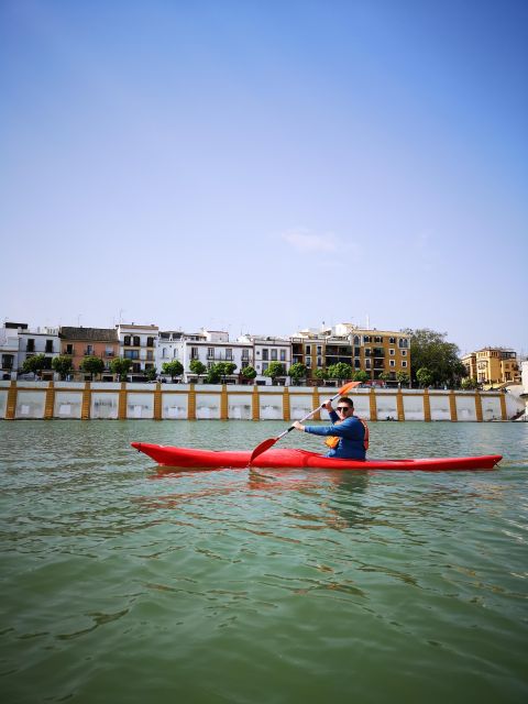 Seville:Guadalquivir River Kayak Tour - The Torre del Oro from the water