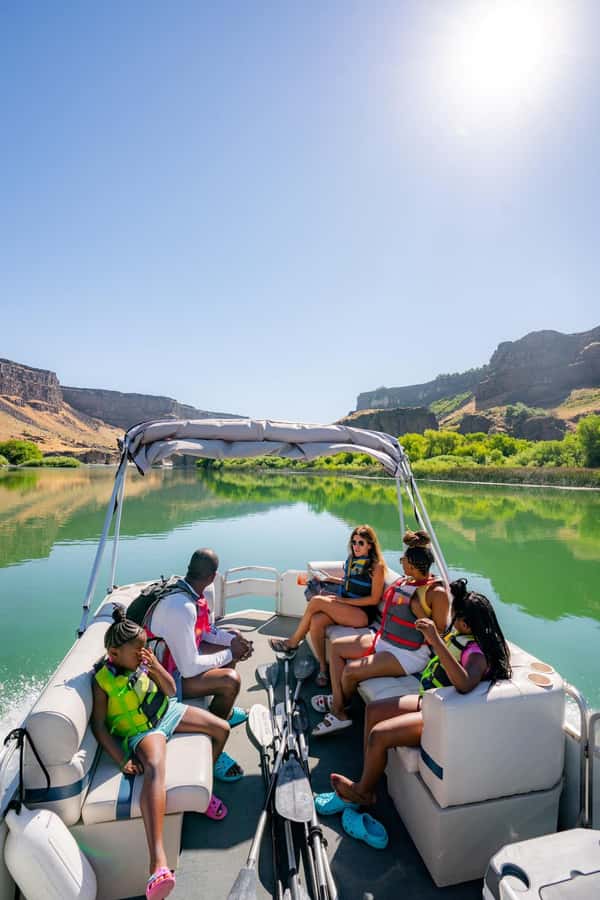 Shoshone Falls: Guided Kayak Tour - The four-mile kayak route to Shoshone Falls