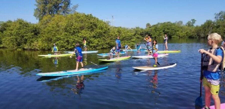 Siesta Key: Mangrove Kayak or Paddleboard Tour - Entering Jim Neville Marine Preserve’s tunnels