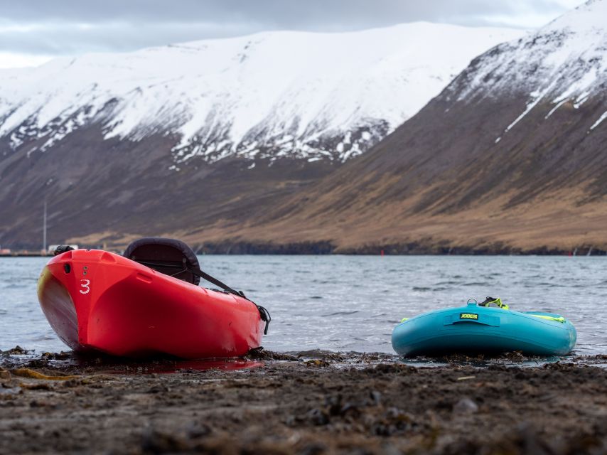 Siglufjörður / Siglufjordur: Guided kayak tour. - Getting Fitted for Icelandic Water