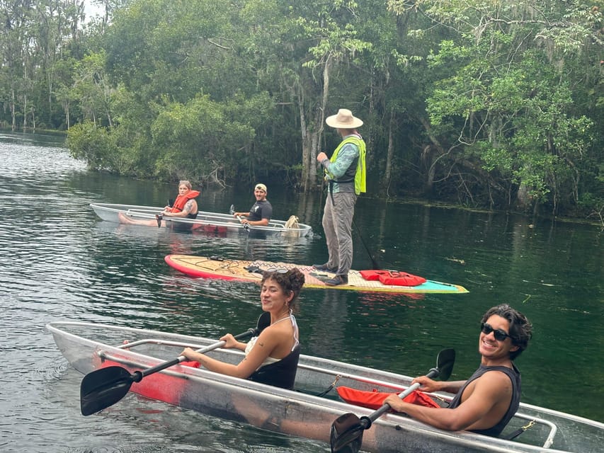 Silver Springs: Guided Clear Kayak or Paddleboard Gator Tour - Practical preparation for a comfortable trip