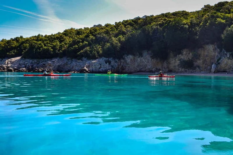 Sivota-Blue Lagoon: Sea Kayaking Tour with Snorkeling - The Four Green Islands of Sivota