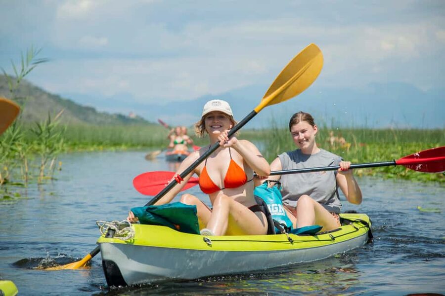 Skadar Lake: Individual Kayaking, hidden canals and swimming - Paddling among lilies, reeds, and birdlife