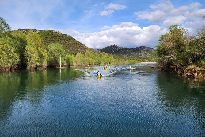 Skadar Lake on kayaks Experience with Spectacular Views - Channels, Floods, and Three Different Water Zones
