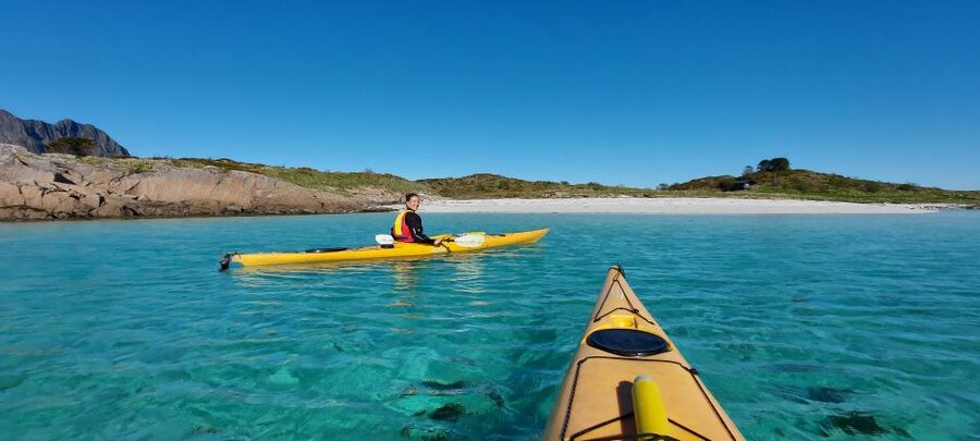 Skrova Island : 3hours Guided Kayak Tour - The three-hour route around Skrova