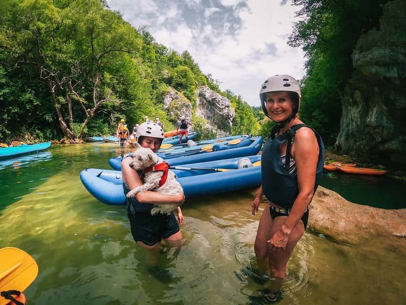 Slunj: River and Waterfalls Kayaking on Mrežnica river - The Primišlje section: five kilometers of clear water