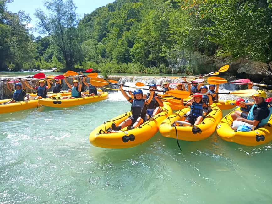 Slunj: Upper Mreznica River Kayaking Adventure - The final waterfalls and canyoning choices
