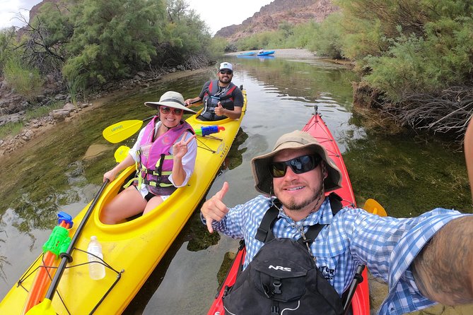Small-Group Emerald Cave Kayak Tour on Colorado River - Paddling the Colorado River toward Black Canyon