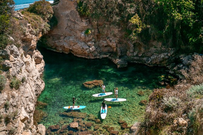 Small group paddle boarding tour to Bagni Regina Giovanna - The paddle back to Marina Grande