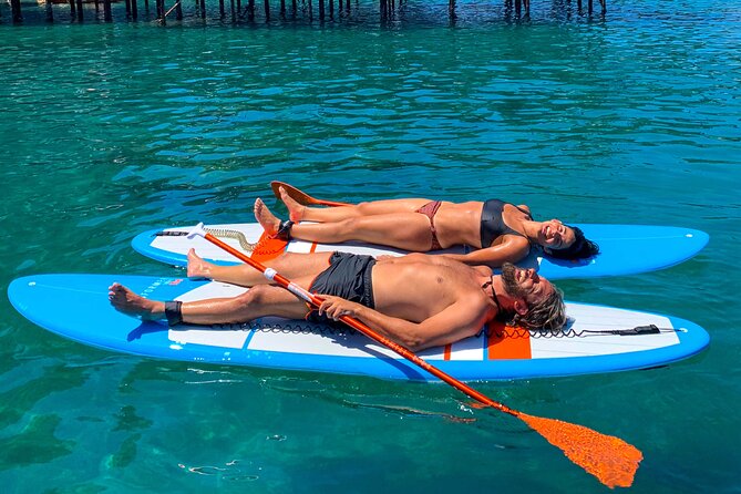 Small group paddle boarding tour to Bagni Regina Giovanna - Meeting at Marina Grande in Sorrento